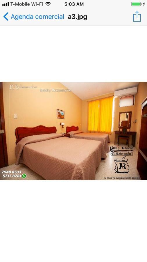 Hotel El Reformador Puerto Barrios Dış mekan fotoğraf
